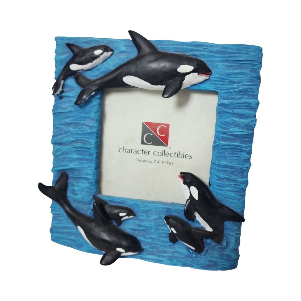 Vintage 2000 Character Collectibles The Living Sea Orca Killer Whale Frame 3x3